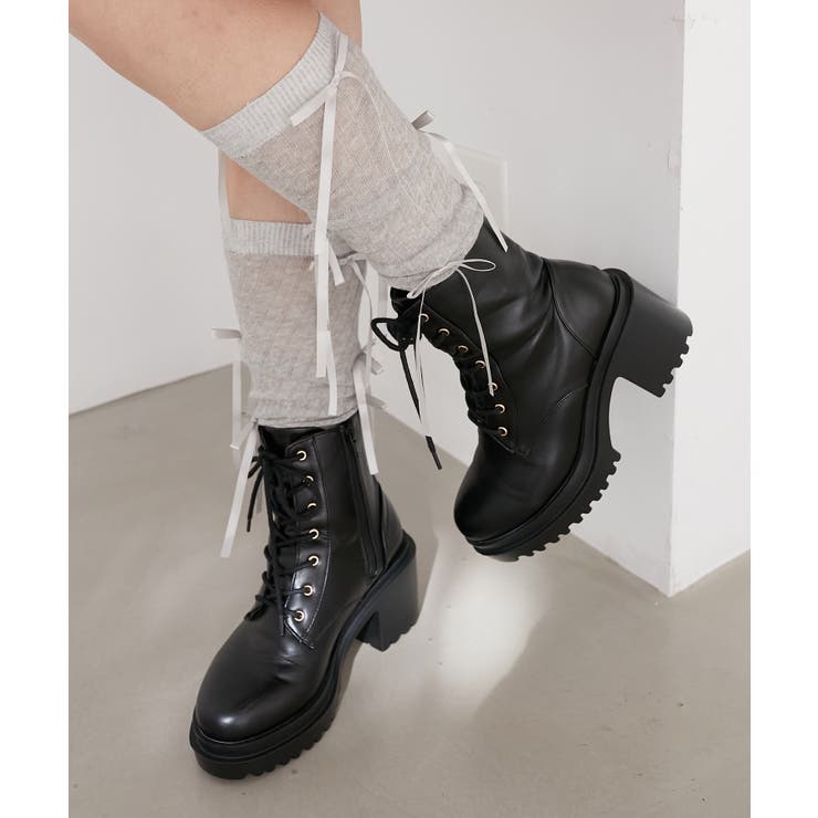 レースアップショートブーツ | MAJESTIC LEGON  | 詳細画像20 