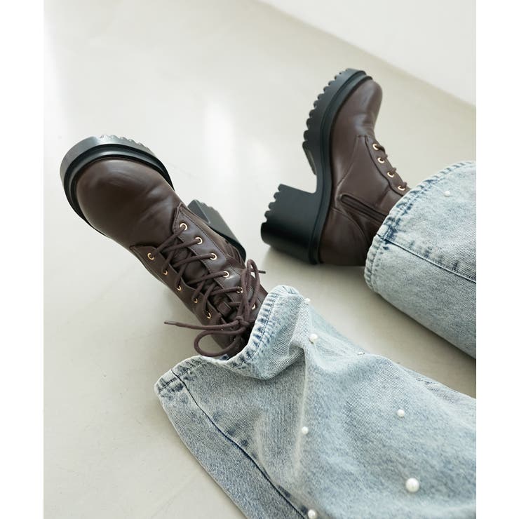 ブラウン | レースアップショートブーツ | MAJESTIC LEGON 