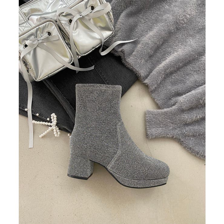 フカフカヒールストレッチブーツ | MAJESTIC LEGON  | 詳細画像11 