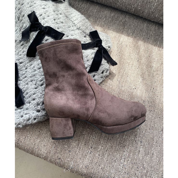 フカフカヒールストレッチブーツ | MAJESTIC LEGON  | 詳細画像17 