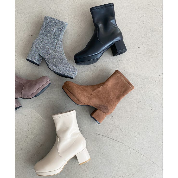 フカフカヒールストレッチブーツ | MAJESTIC LEGON  | 詳細画像2 