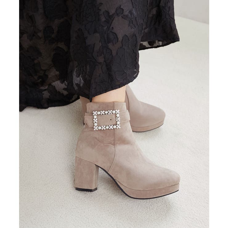 パールビジューバックルブーツ | MAJESTIC LEGON  | 詳細画像4 