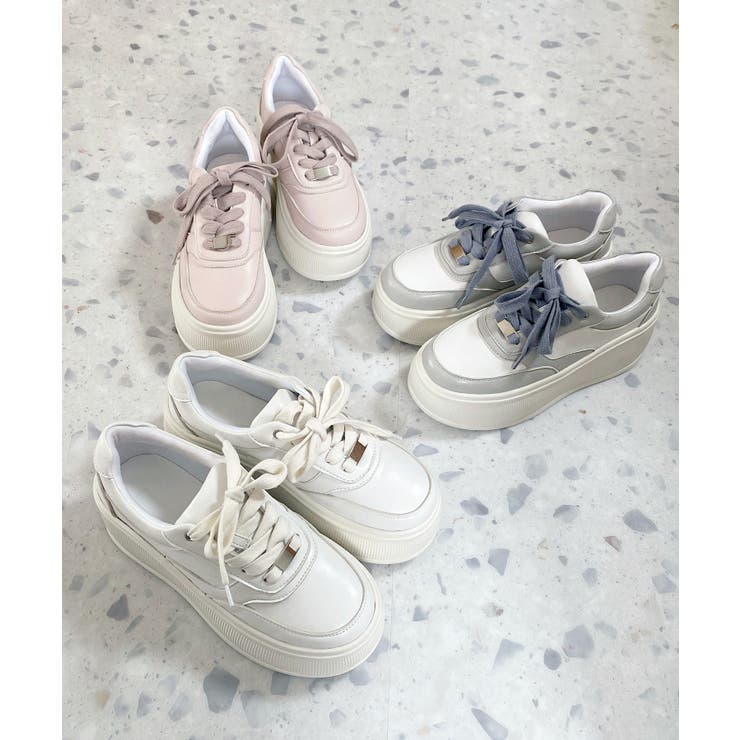 プレート厚底スニーカー[品番：CTYW0004142]｜MAJESTIC LEGON