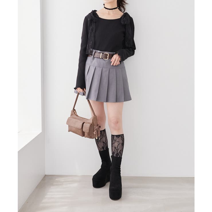 厚底ストレッチショートブーツ | MAJESTIC LEGON  | 詳細画像19 