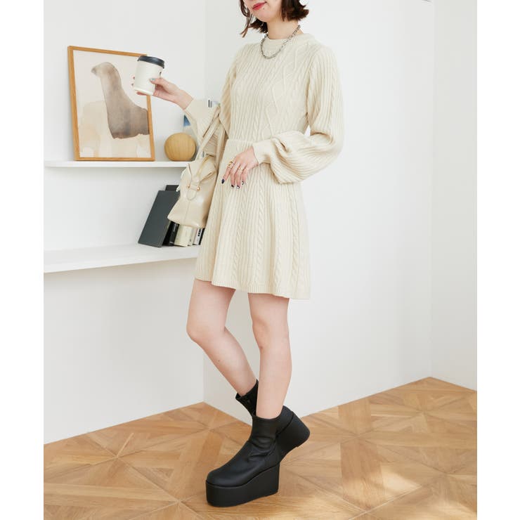 厚底ストレッチショートブーツ | MAJESTIC LEGON  | 詳細画像2 