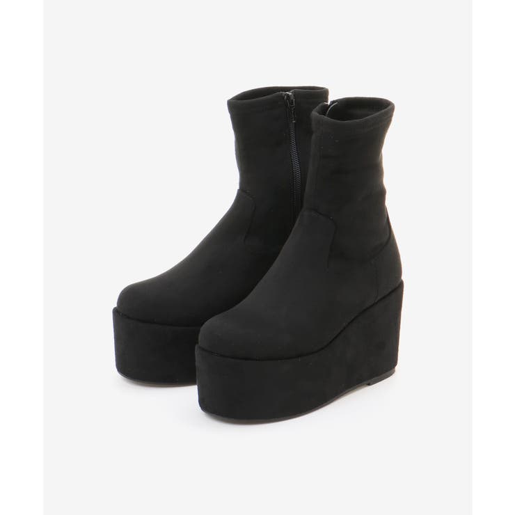 厚底ストレッチショートブーツ | MAJESTIC LEGON  | 詳細画像29 