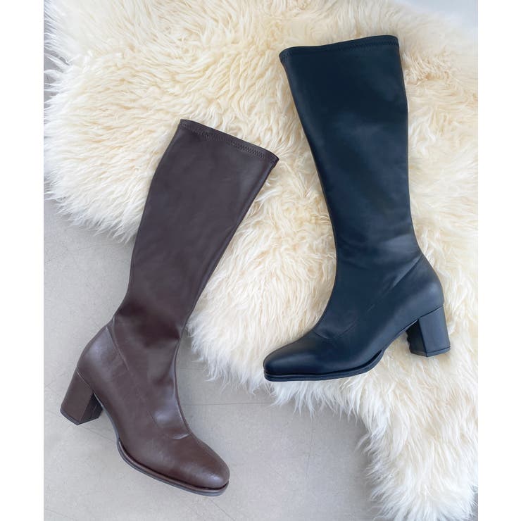 美脚ストレッチロングブーツ[品番：CTYW0004226]｜MAJESTIC LEGON