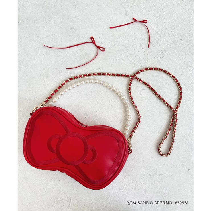 ハローキティ リボンチェーンバッグ[品番：CTYW0004257]｜MAJESTIC