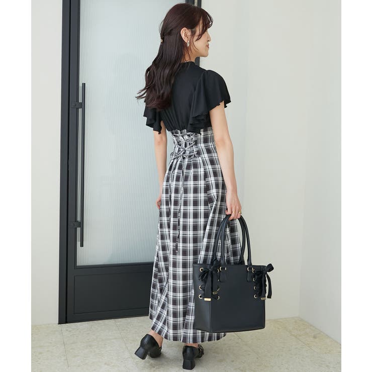 サイドレースアップトート | MAJESTIC LEGON  | 詳細画像16 