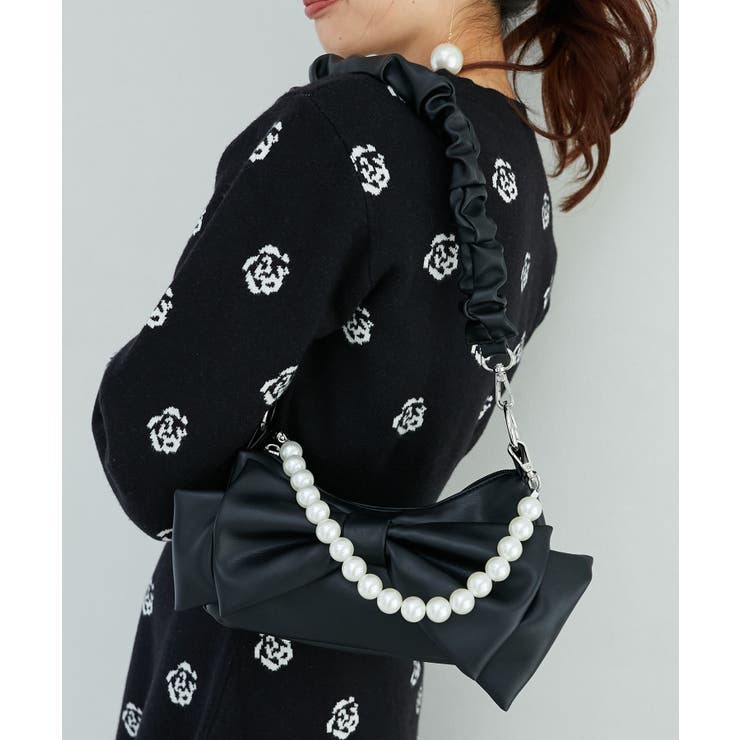 ブラック | マルチWAYショルダーリボンバッグ | MAJESTIC LEGON 