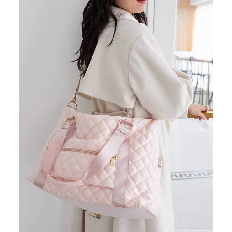 ◇キルティングトラベルボストン[品番：CTYW0004420]｜MAJESTIC LEGON