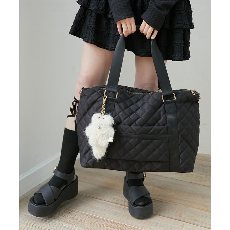 ◇キルティングトラベルボストン[品番：CTYW0004420]｜MAJESTIC LEGON