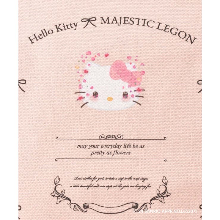 ハローキティ スクエアキャンバスバッグ | MAJESTIC LEGON  | 詳細画像17 