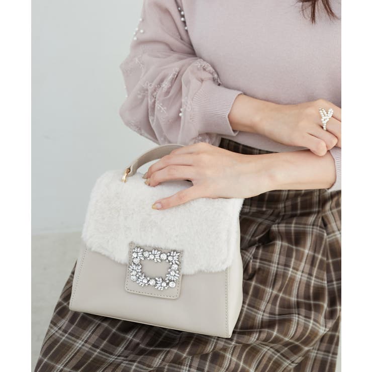ビジューバックルバッグ[品番：CTYW0004109]｜MAJESTIC LEGON 
