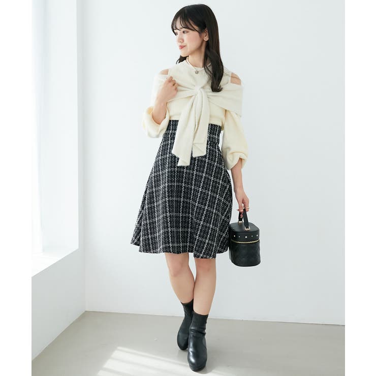 柄Ａ | バックレースアップフレアスカート | MAJESTIC LEGON 