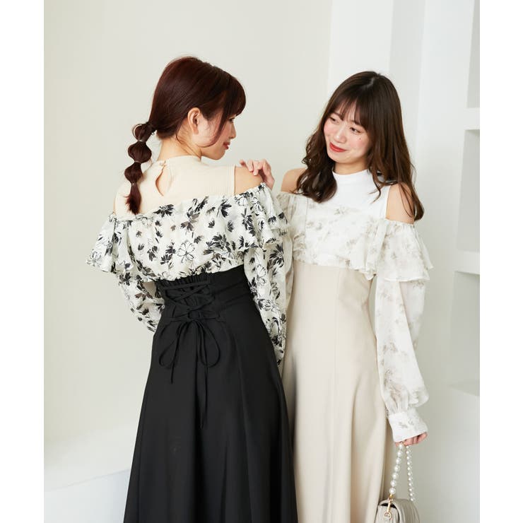 ウエストきゅっとフリルワンピース | MAJESTIC LEGON  | 詳細画像12 