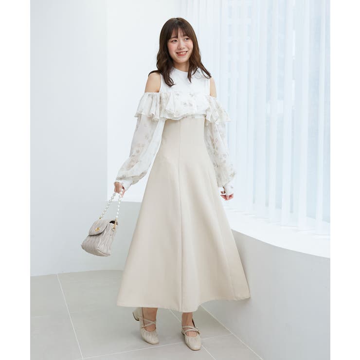 ウエストきゅっとフリルワンピース | MAJESTIC LEGON  | 詳細画像14 