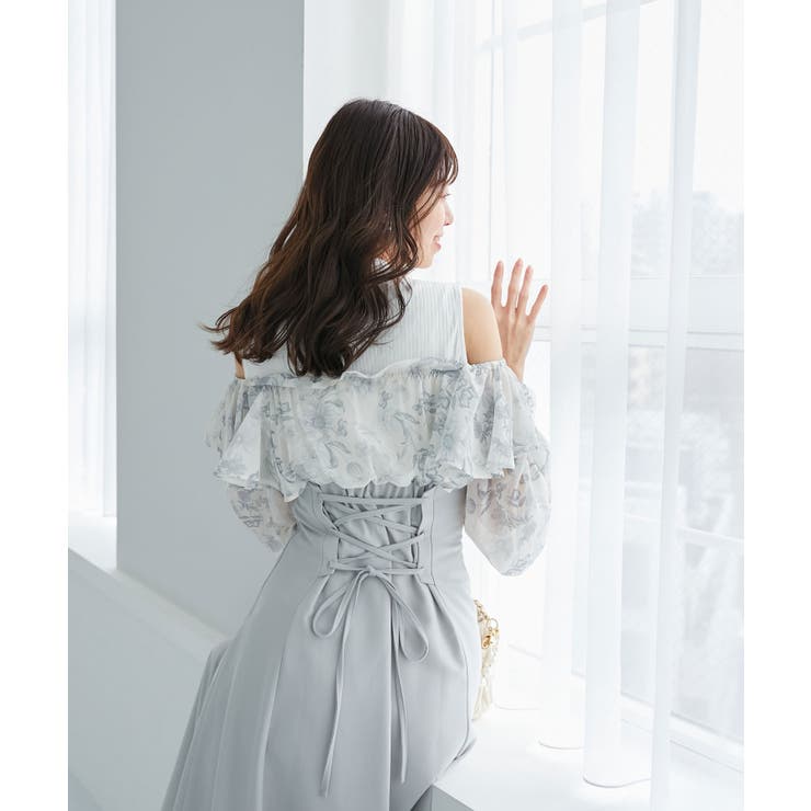 ウエストきゅっとフリルワンピース | MAJESTIC LEGON  | 詳細画像24 