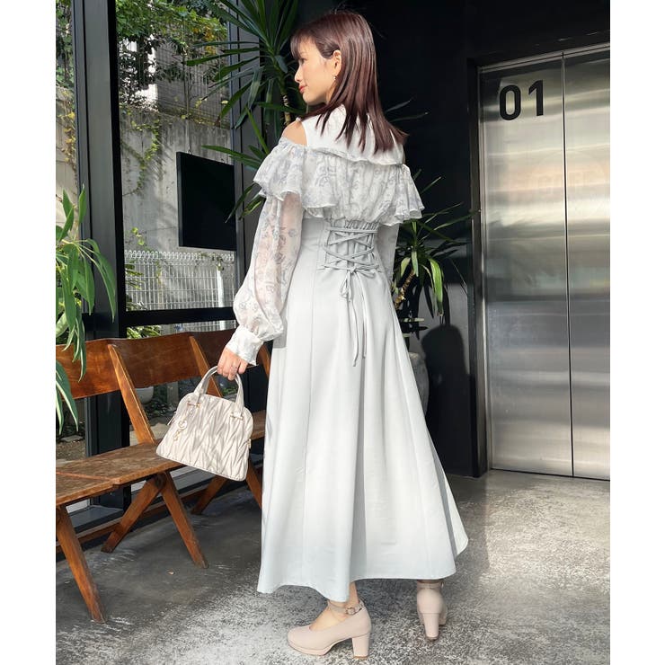 ウエストきゅっとフリルワンピース | MAJESTIC LEGON  | 詳細画像28 