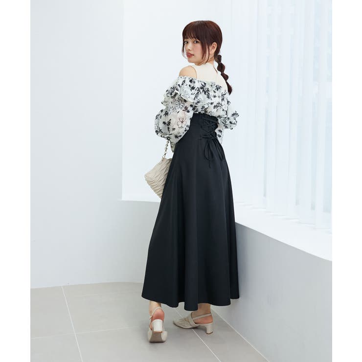 ウエストきゅっとフリルワンピース | MAJESTIC LEGON  | 詳細画像33 