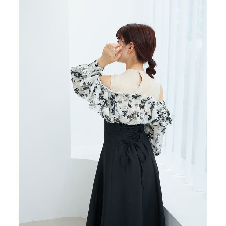 ウエストきゅっとフリルワンピース | MAJESTIC LEGON  | 詳細画像34 