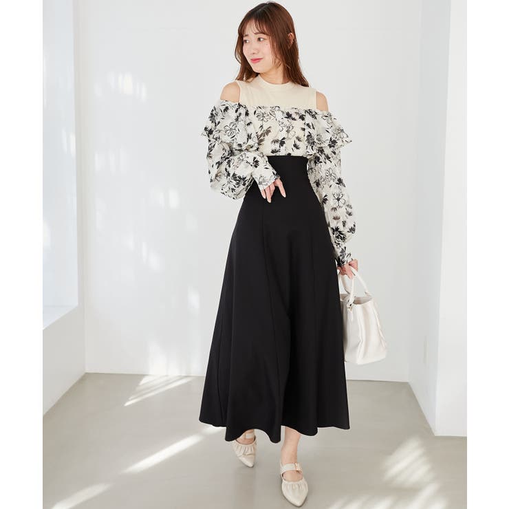 ウエストきゅっとフリルワンピース | MAJESTIC LEGON  | 詳細画像36 