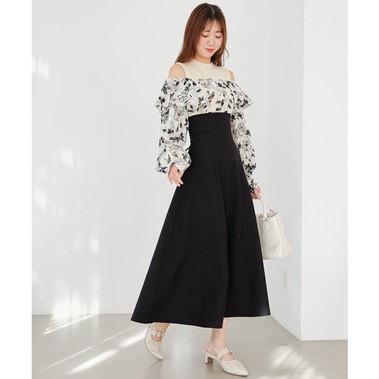 ウエストきゅっとフリルワンピース | MAJESTIC LEGON  | 詳細画像37 