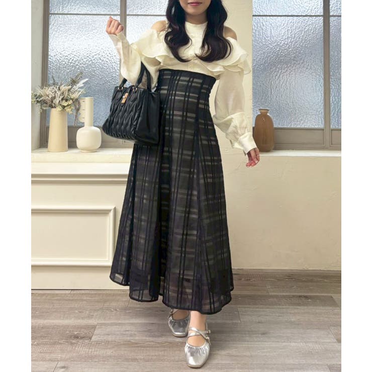 ウエストきゅっとフリルワンピース | MAJESTIC LEGON  | 詳細画像40 