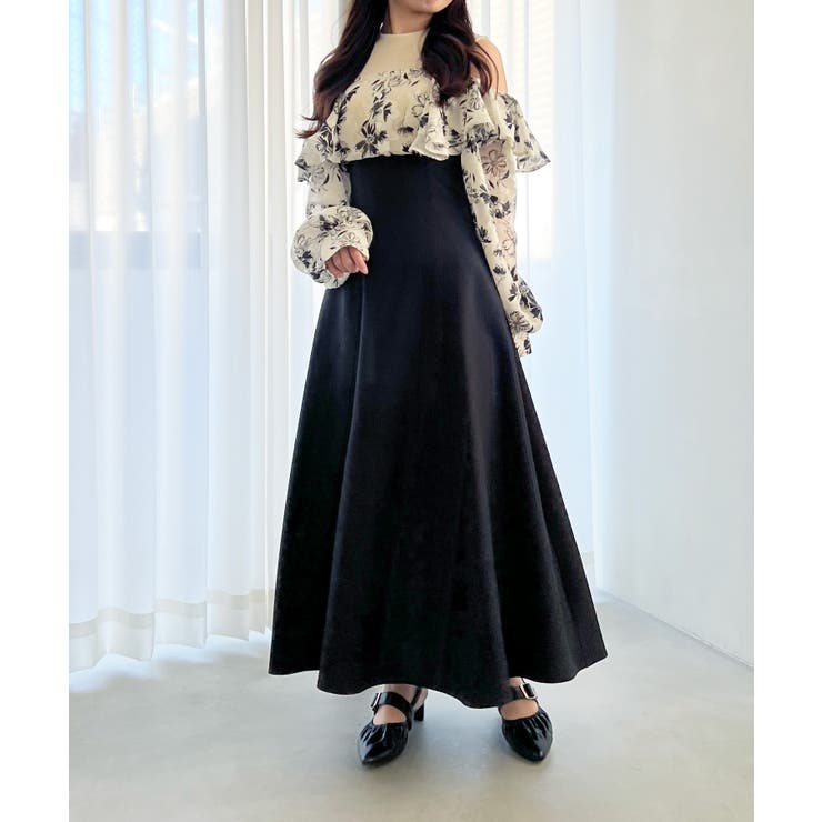 ウエストきゅっとフリルワンピース | MAJESTIC LEGON  | 詳細画像43 