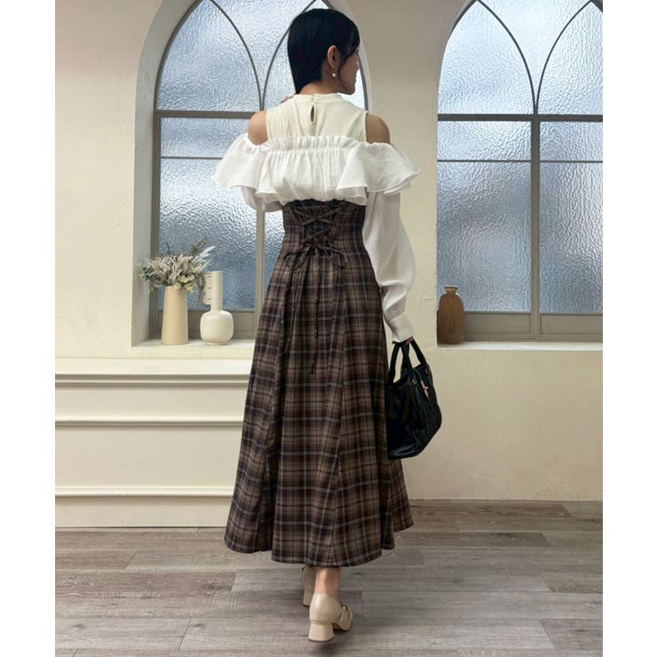 ウエストきゅっとフリルワンピース | MAJESTIC LEGON  | 詳細画像48 