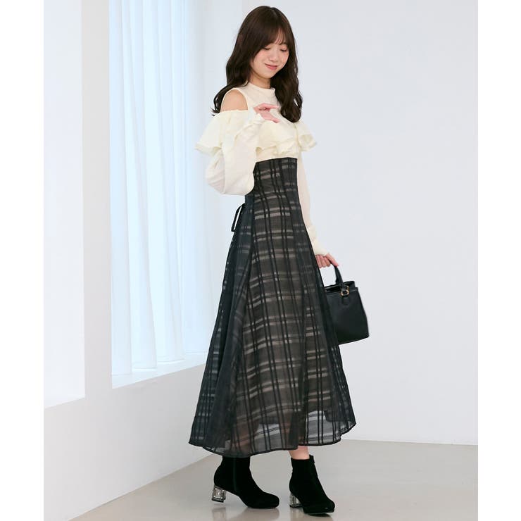 ウエストきゅっとフリルワンピース | MAJESTIC LEGON  | 詳細画像5 