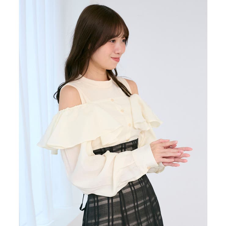 ウエストきゅっとフリルワンピース | MAJESTIC LEGON  | 詳細画像8 