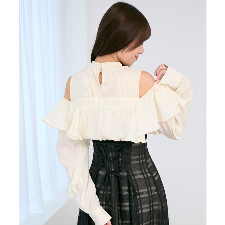 ウエストきゅっとフリルワンピース | MAJESTIC LEGON  | 詳細画像9 