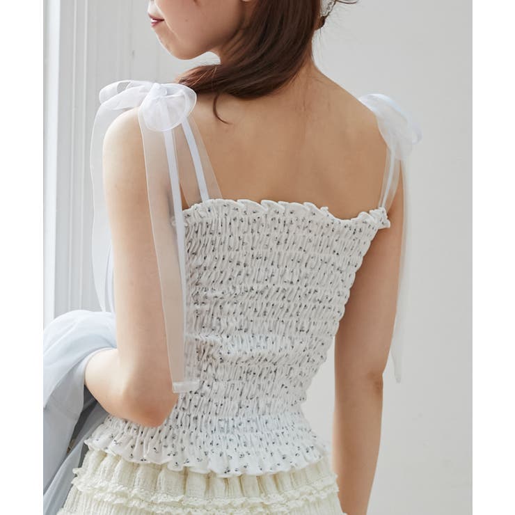 カップ付ダブルリボンキャミソール | MAJESTIC LEGON  | 詳細画像11 