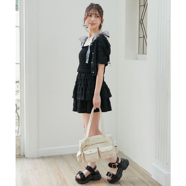 カップ付ダブルリボンキャミソール | MAJESTIC LEGON  | 詳細画像14 