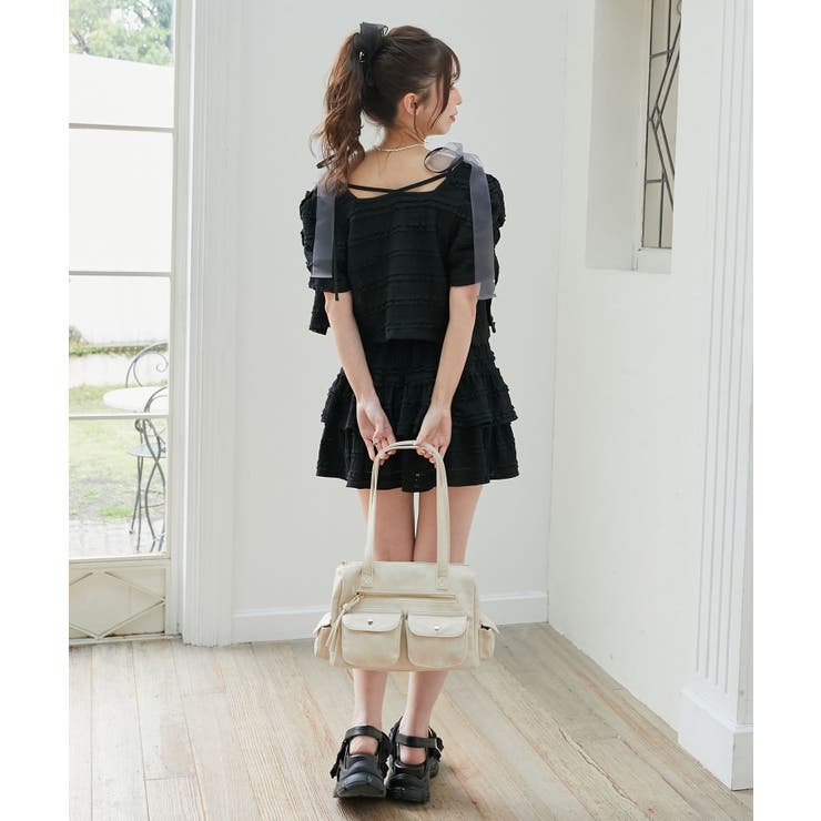 カップ付ダブルリボンキャミソール | MAJESTIC LEGON  | 詳細画像15 