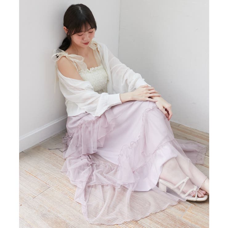 カップ付ダブルリボンキャミソール | MAJESTIC LEGON  | 詳細画像2 