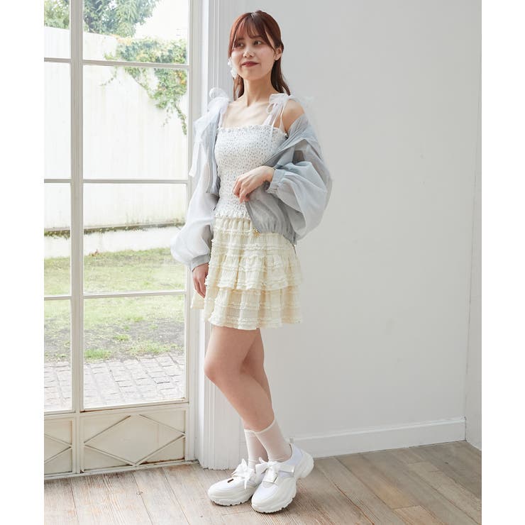 カップ付ダブルリボンキャミソール | MAJESTIC LEGON  | 詳細画像7 