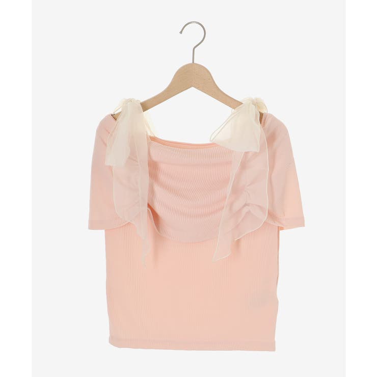 肩リボンオフショルカットトップス | MAJESTIC LEGON  | 詳細画像32 