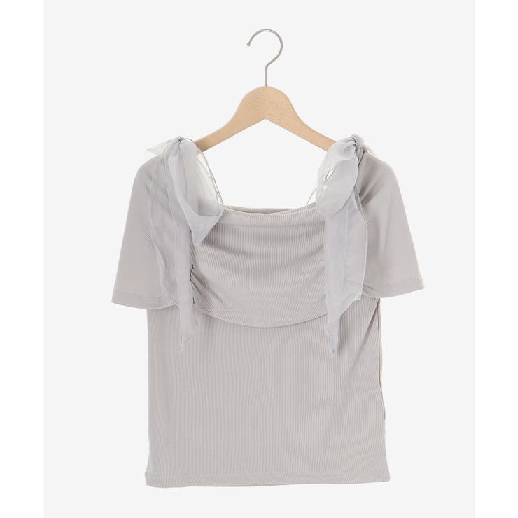 肩リボンオフショルカットトップス | MAJESTIC LEGON  | 詳細画像33 