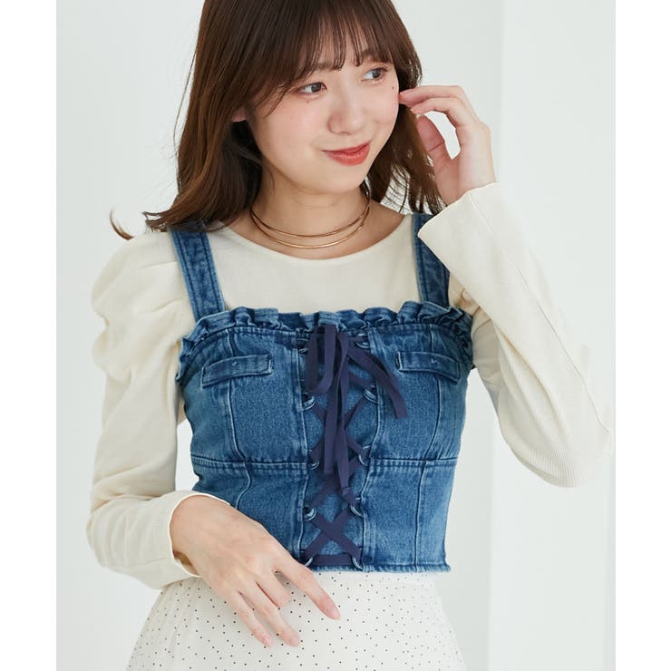 クルーネックパワショルリブトップス | MAJESTIC LEGON  | 詳細画像5 