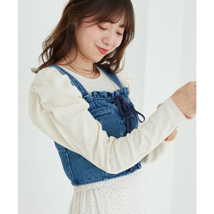 クルーネックパワショルリブトップス | MAJESTIC LEGON  | 詳細画像6 