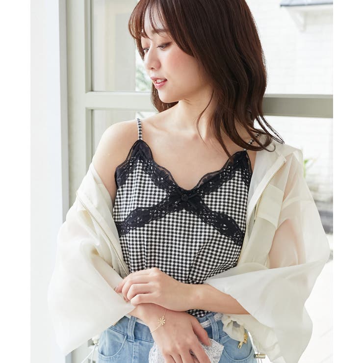 カップ付きローズリボンキャミ | MAJESTIC LEGON  | 詳細画像15 