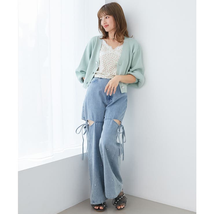 カップ付きローズリボンキャミ | MAJESTIC LEGON  | 詳細画像6 