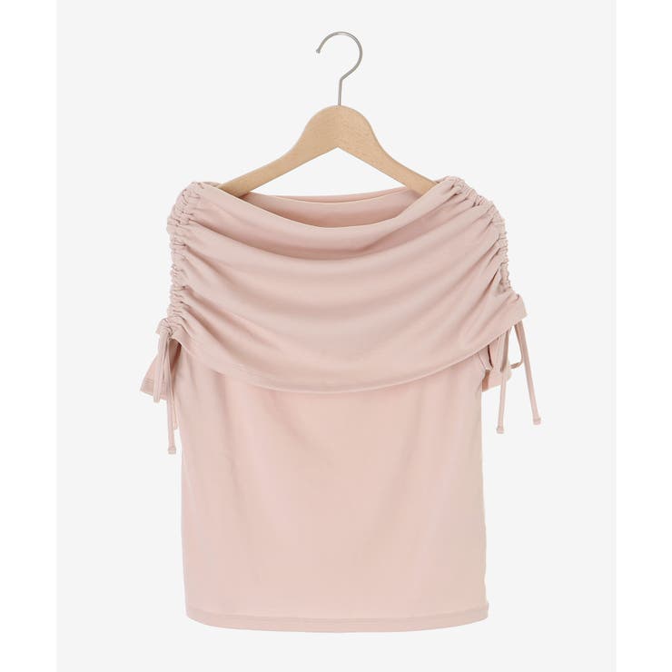 サイドドロストオフショルカットトップス | MAJESTIC LEGON  | 詳細画像35 