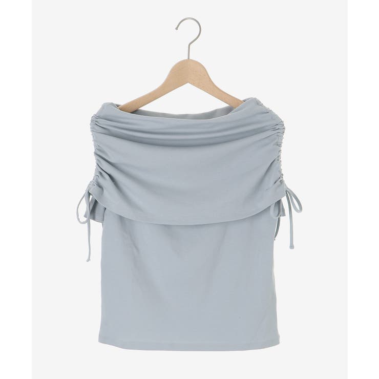 サイドドロストオフショルカットトップス | MAJESTIC LEGON  | 詳細画像36 