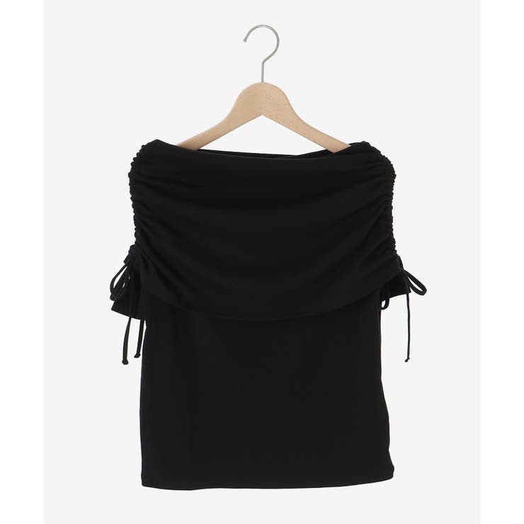 サイドドロストオフショルカットトップス | MAJESTIC LEGON  | 詳細画像37 