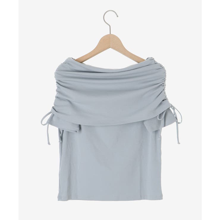 サイドドロストオフショルカットトップス | MAJESTIC LEGON  | 詳細画像38 