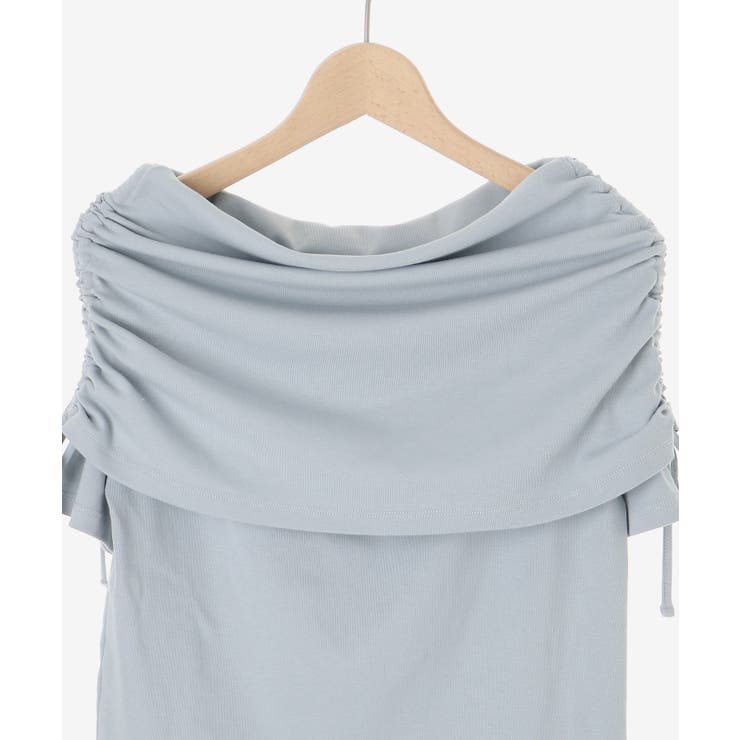 サイドドロストオフショルカットトップス | MAJESTIC LEGON  | 詳細画像39 