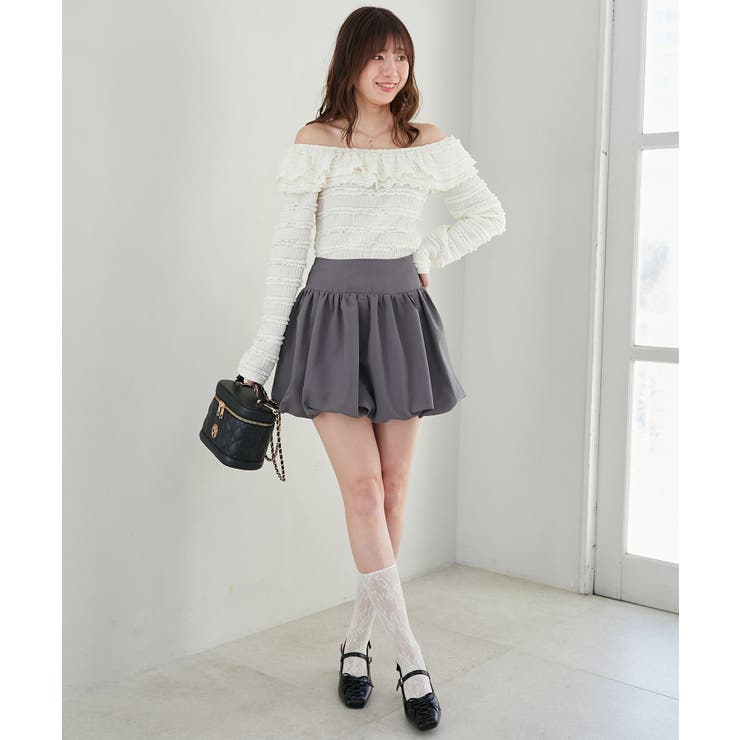 前後2wayカットレースフリルトップス | MAJESTIC LEGON  | 詳細画像2 